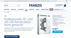 Desktop Screenshot of franzis-cad.de